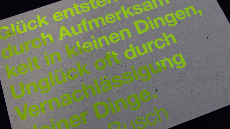 Siebdruck auf Pappe
