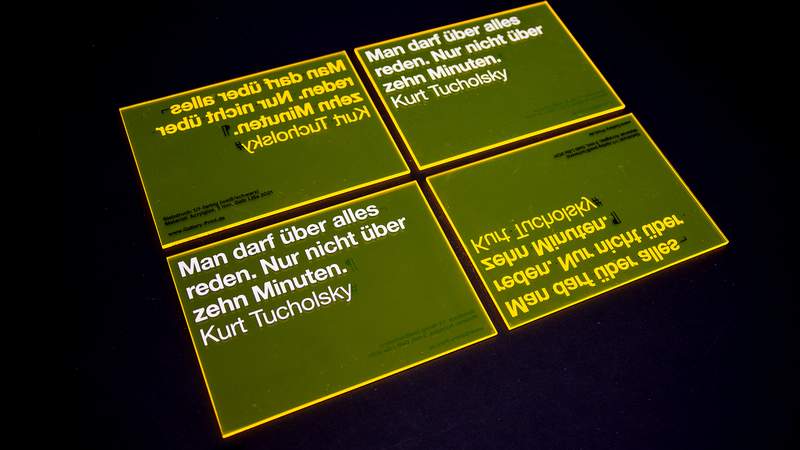 Siebdruck auf Plexiglas